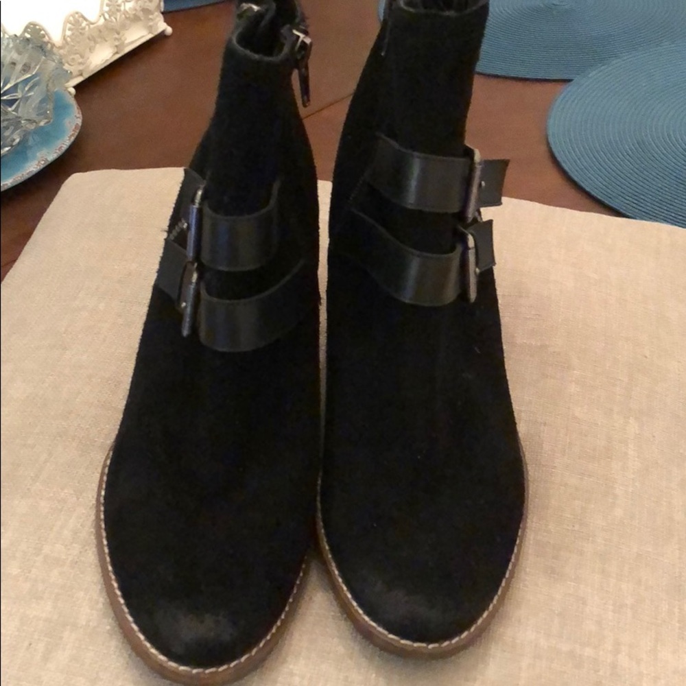 Dolce Vita black suede booties